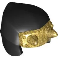 Hood with Pearl Gold Horns Pattern