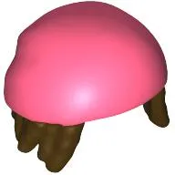 Bandana with Dark Brown Dreadlocks Pattern