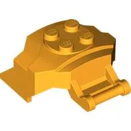 Large Figure Cover 4 x 3 x 2 with Bar, 4 Studs, Ridged