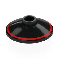 Dish 2 x 2 Inverted [Radar] with Red Outer Circle print