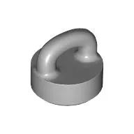 Tile Round 1 x 1 Special with Clip-Bar