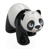 Animal, Panda, Adult with Bright Blue Eyes print