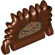 Book Cover, Fangs On Edge with Medium Nougat Fur, White Fangs print