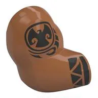 Bigfig Arm, Right with Black Hawaiian Tattoos (Maui) Print