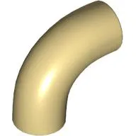 Brick Round 1 x 1 diameter Tube with 90 Degree Elbow (2 x 2 x 1) and Axle Holes (Crossholes) at each end