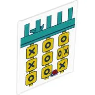 Glass for Frame 1 x 6 x 6 Tic Tac Toe Playground Equipment, Ladybird, Dog print