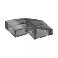 Brick Curved 2 x 1 No Studs [1/2 Bow]