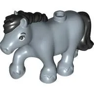 Animal, Pony with Black Mane, Tail pattern