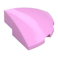 Brick Round Corner, Curved 3 x 3 x 1 Quarter Circle