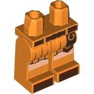 Hips and Orange Legs with Dress, Light Nougat Legs, Reddish Brown Belt, Toes print