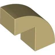 Brick Curved 1 x 2 x 1 2/3 with 1 Cutout