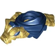 Minifig Neckwear Shoulder Armour With Pearl Gold Dragon pattern