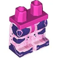 Hips and Opal Trans-Dark Pink Legs with Dark Purple Panels, Dark Blue Trim, Circuitry print