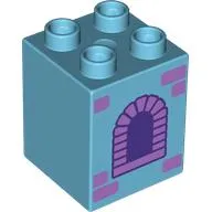 Duplo Brick 2 x 2 x 2, Castle Window Print