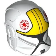 Helmet Clone Pilot with Yellow Markings, Red Symbol print