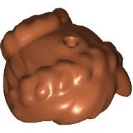 Hair Braids Pulled Back to Bun with Holes on Top and Back