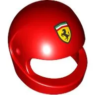 Helmet, Standard with Ferrari Logo print