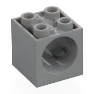 Brick Special 2 x 2 x 1 2/3 with Worm Gear Hole