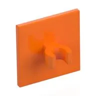 Road Sign Clip-on 2 x 2 Square [Thick Open O Clip]