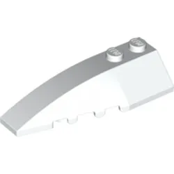 Wedge Curved 6 x 2 Left, Inner Ridges