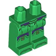 Hips and Green Legs with Armor Plating, Dark Purple Markings print