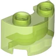 Brick Round, Half 1 x 2