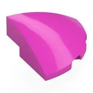 Brick Round Corner, Curved 3 x 3 x 1 Quarter Circle