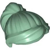 Hair Ponytail and Swept Sideways Fringe