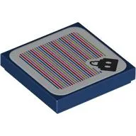 Tile 2 x 2 with Bob-omb and Barcode Print (Sticker)