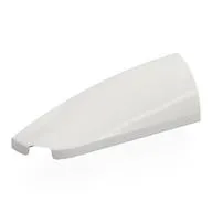 Brick Round, Curved Double 1 x 4 with Stud Notch Left