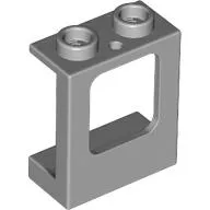 Window 1 x 2 x 2 Plane, Hollow Studs, Single Hole Top and Bottom for Glass