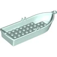 Boat / Rowing Boat 14 x 5 x 2 with Oarlocks [No Hollow Inside Studs]