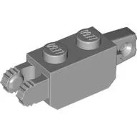 Hinge Brick 1 x 2 Locking with 1 Finger Vertical End and 2 Fingers Vertical End, 7 Teeth