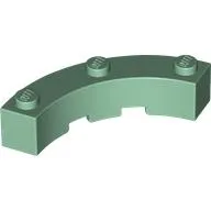 Brick Round Corner 4 x 4 Macaroni Wide with 3 Studs