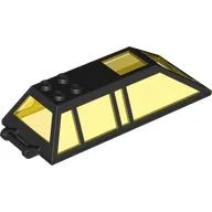 Canopy 4 x 10 x 2 with Frame and Trans-Yellow Window Pattern