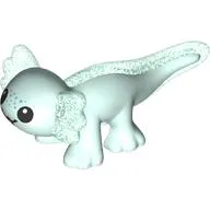 Animal, Axolotl with Opal Trans-Blue Tail, Ears Pattern, Face print