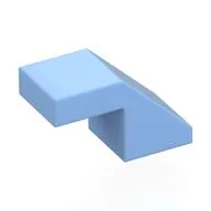Brick Sloped 45° 2 x 1 with 2/3 Inverted Cutout and no stud