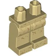 Hips and Tan Legs with Dark Tan Sand print