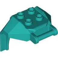 Plate Special, 2 x 2 Studs and Handle, Closed Ends (Mech Chest Plate / Armor)