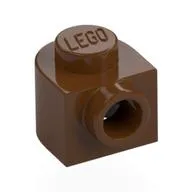 Plate 1 x 1 x 2/3 Half Round with Side Stud