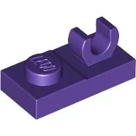 Plate Special 1 x 2 [Open O Top Clip]