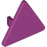Road Sign Clip-on 2.2 x 2.667 Triangular with Open O Clip