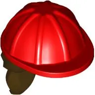 Hair and Helmet, Construction / Hard Hat, Ponytail Dark Brown pattern