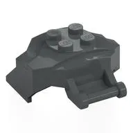 Large Figure Cover 4 x 3 x 2 with Bar, 4 Studs, Ridged