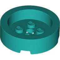 Brick Round 4 x 4 with Recessed Center