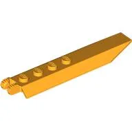 Hinge Plate 1 x 8 Locking with Angled Side Extensions, Squared Plate Underside, 7 Teeth