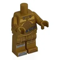 Minifig Body with SMART Tag, C-3PO