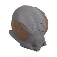 Minifig Head Special, Protocol Droid with Large Speckled Copper/Silver Eyes and Breathing Mask Print (4-LOM)
