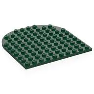Plate 10 x 10 with Rounded End