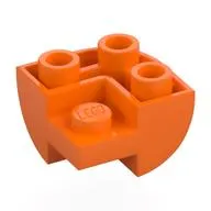Brick Curved Inverted 2 x 2 x 1, Corner